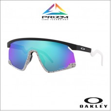 Oakley BXTR Matte Black Grey - Lente Prizm Sapphire